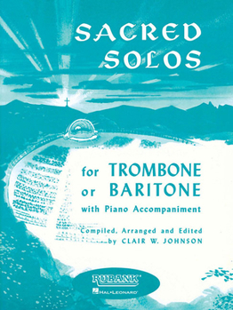 Paperback Sacred Solos: Trombone (Baritone B.C.) Solo with Piano Book