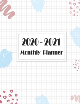 Paperback 2020 - 2021 Monthly Planner: Two Year Planner: 24 Months Agenda Planner with Holiday Book