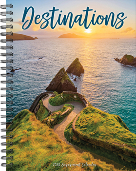 Calendar Destinations 2025 6.5 X 8.5 Engagement Calendar Book