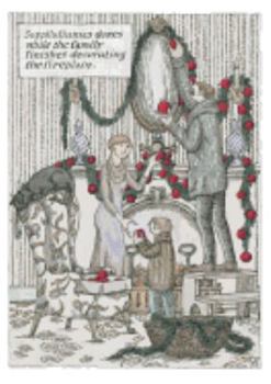 Unknown Binding Edward Gorey: Decorating the Fireplace Holiday Cards Book
