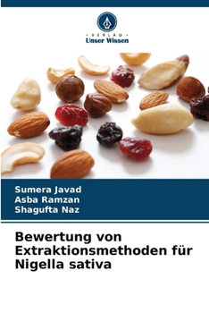 Paperback Bewertung von Extraktionsmethoden für Nigella sativa [German] Book