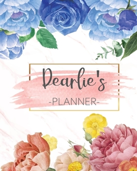 Paperback Pearlie's Planner: Monthly Planner 3 Years January - December 2020-2022 - Monthly View - Calendar Views Floral Cover - Sunday start Book