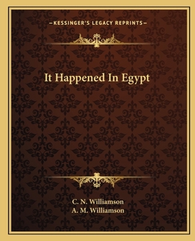 Paperback It Happened In Egypt Book