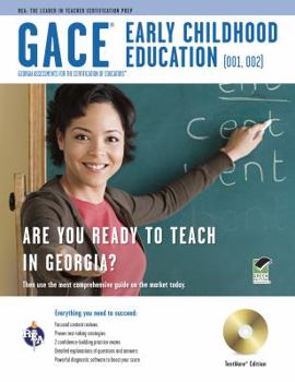 Paperback GACE Early Childhood Education (001, 002) [With CDROM] Book