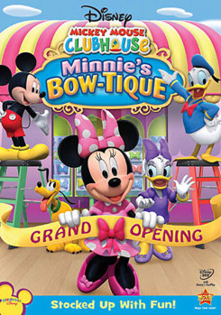DVD Mickey Mouse Clubhouse Minnie's Bow-Tique Book