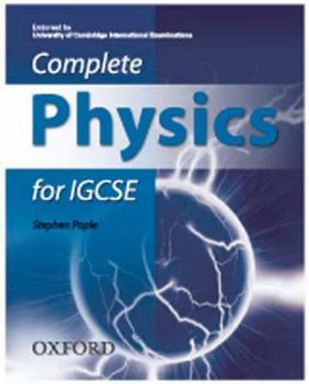 Paperback Complete Physics for Igcse. Stephen Pople Book