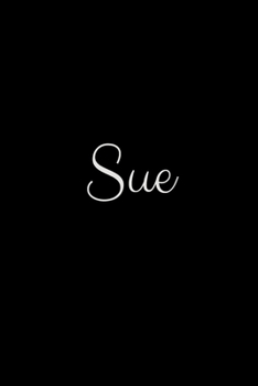 Paperback Sue: notebook with the name on the cover, elegant, discreet, official notebook for notes Book