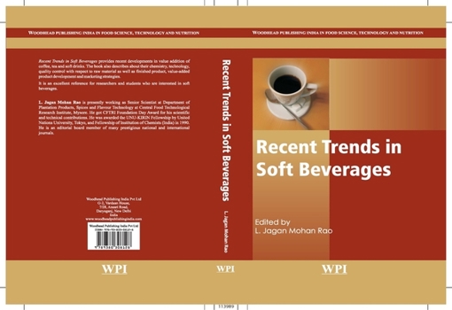 Hardcover Recent Trends in Soft Beverages Book