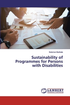 Paperback Sustainability of Programmes for Persons with Disabilities Book