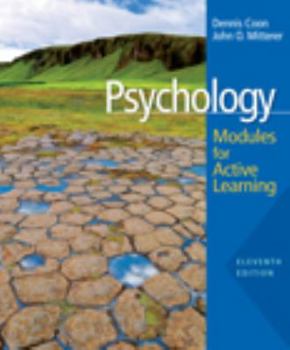 Paperback Psychology: Modules for Active Learning [With Workbook] Book