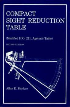 Paperback Compact Sight Reduction Table: Modified H.O. 211, Ageton's Table Book