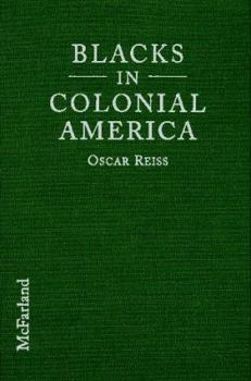 Hardcover Blacks in Colonial America Book