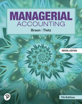 Hardcover Managerial Accounting (7th Edition) Standalone Book