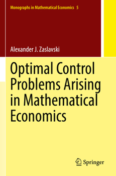 Paperback Optimal Control Problems Arising in Mathematical Economics Book