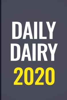 Paperback Personal Daily Dairy 2020 journal: Gift for your friends - mindfulness diary Notebook - Daily Planner 2020 - 110 Pages - 6*9 - Blank, Matte, Lined not Book