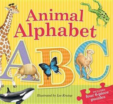 Hardcover Animal Alphabet Puzzle Book