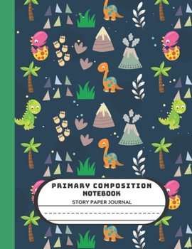 Primary Composition Notebook Story Paper Journal: Pattern Design Deno Workbook Writing And Drawing  For Kids Grades K-2 To K-5