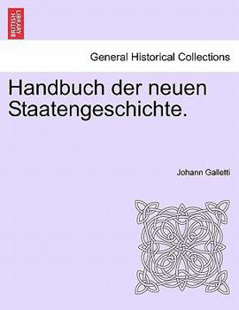 Paperback Handbuch Der Neuen Staatengeschichte. Book