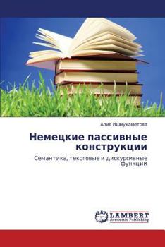 Paperback Nemetskie Passivnye Konstruktsii [Russian] Book