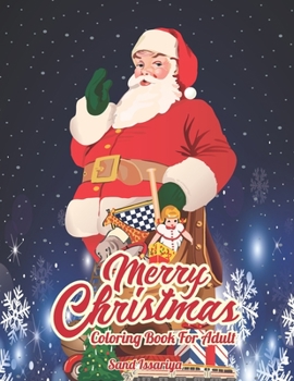 Merry Christmas: Coloring Book For Adult