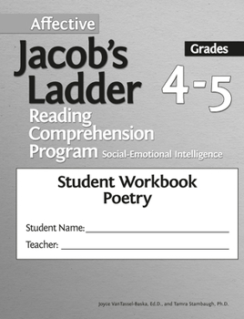 Paperback Affective Jacob's Ladder Reading Comprehension Program: Grades 4-5, Student Workbooks, Poetry (Set of 5) Book