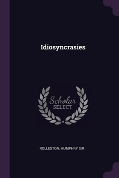 Paperback Idiosyncrasies Book