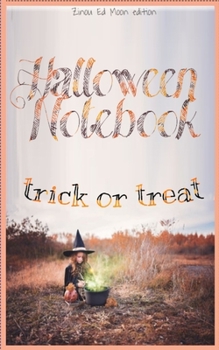 Paperback Halloween notebook. Trick or treat Book