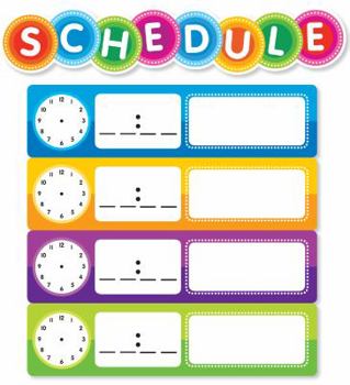 Misc. Color Your Classroom: Schedule Mini Bulletin Board Book