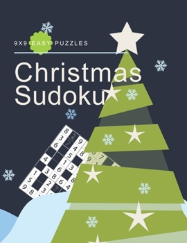 Paperback Christmas Sudoku 9X9 Easy Puzzles: 200 Sudoku Puzzles Book Easy & Medium Sudoku Puzzles For Adults Book