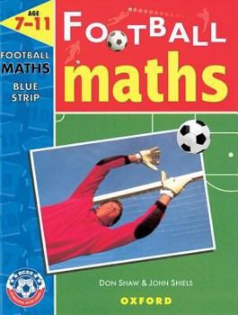 Hardcover Football Maths Blue Strip Book