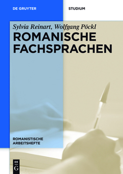 Paperback Romanische Fachsprachen [German] Book