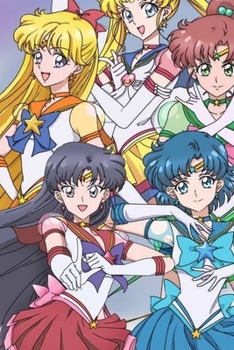 Journal: Sailor Moon Soft Glossy Cover Journal Lined Pages Book 6 x 9 Inches 110 Pages