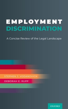 Hardcover Employment Discrimination: A Concise Review of the Legal Landscape Book