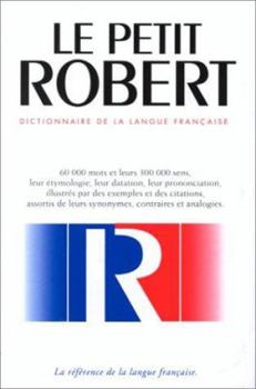 Hardcover Le Petit Robert Book