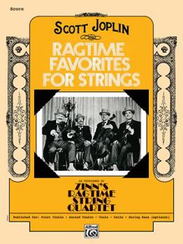 Paperback Ragtime Favorites for Strings: Score Book