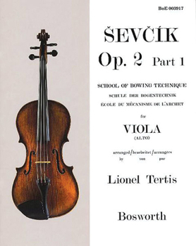 Paperback Sevcik for Viola: School of Bowing Technique, Opus 2 Part 1 Book