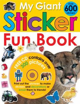 Paperback My Giant Sticker Fun Book (with CD) (Giant Sticker Activity) Book