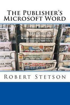 Paperback The Publisher's Microsoft Word Book