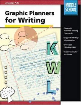 Paperback Graphic Planners for Writing, Grades 6 to 8 Book