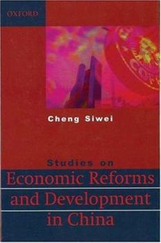 Hardcover Studies on Economic Reform and Development in China Book