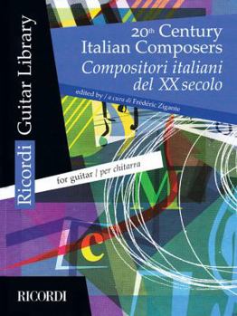 Paperback 20th Century Italian Composers: Guitar Book