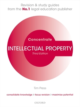 Paperback Intellectual Property Law Concentrate: Law Revision and Study Guide Book