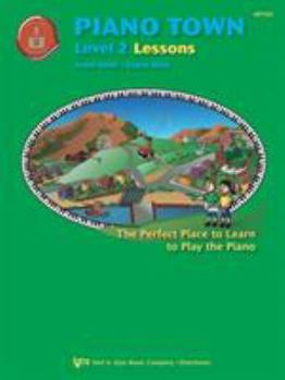 Paperback MP102 - Piano Town - Lessons Level 2 Book