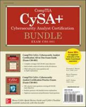 Paperback Comptia Cysa+ Cybersecurity Analyst Certification Bundle (Exam Cs0-001) Book