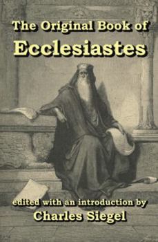 Paperback Original Book of Ecclesiastes Book
