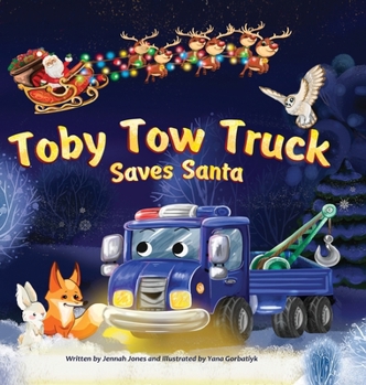 Hardcover Toby Tow Truck Saves Santa Book
