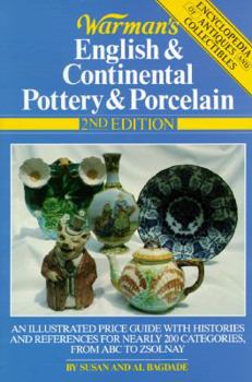 Paperback Warman's English & Continental Pottery & Porcelain Book