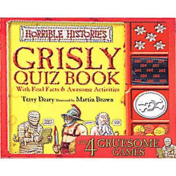 Hardcover Grisly Quiz Book and Gruesome Games Book