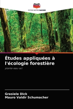 Paperback Études appliquées à l'écologie forestière [French] Book