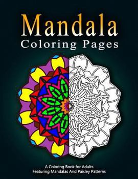 Paperback MANDALA COLORING PAGES - Vol.6: adult coloring pages Book